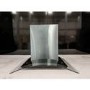 Refurbished electriQ EIQCURV60SCTOUCH 60cm Curved Glass Touch Control Chimney Cooker Hood Stainless Steel