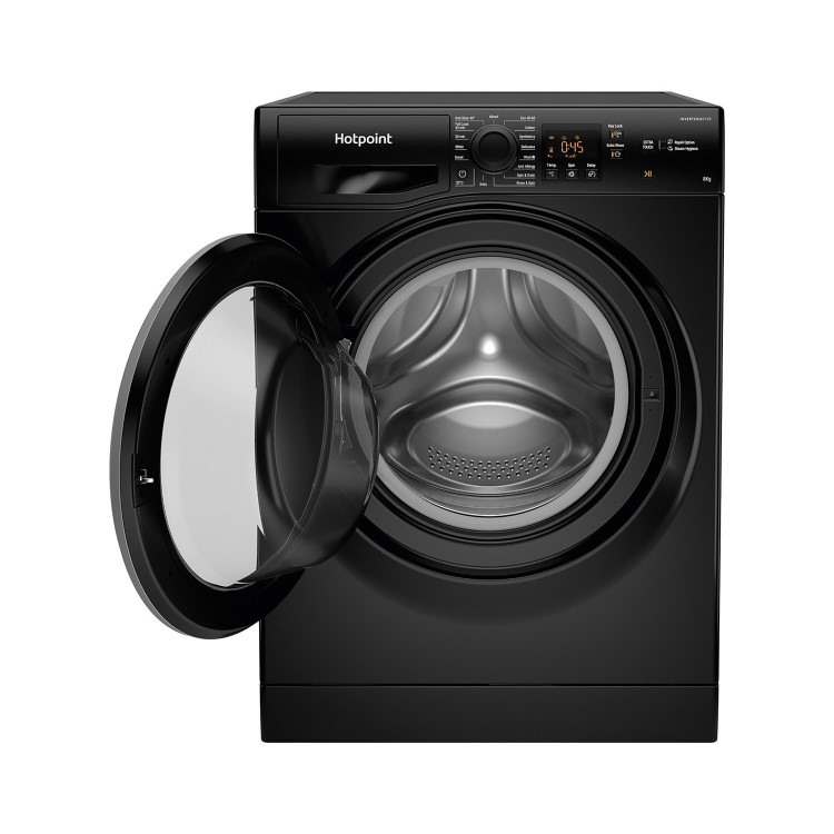 Hotpoint 8kg 1600rpm Freestanding Washing Machine - Black