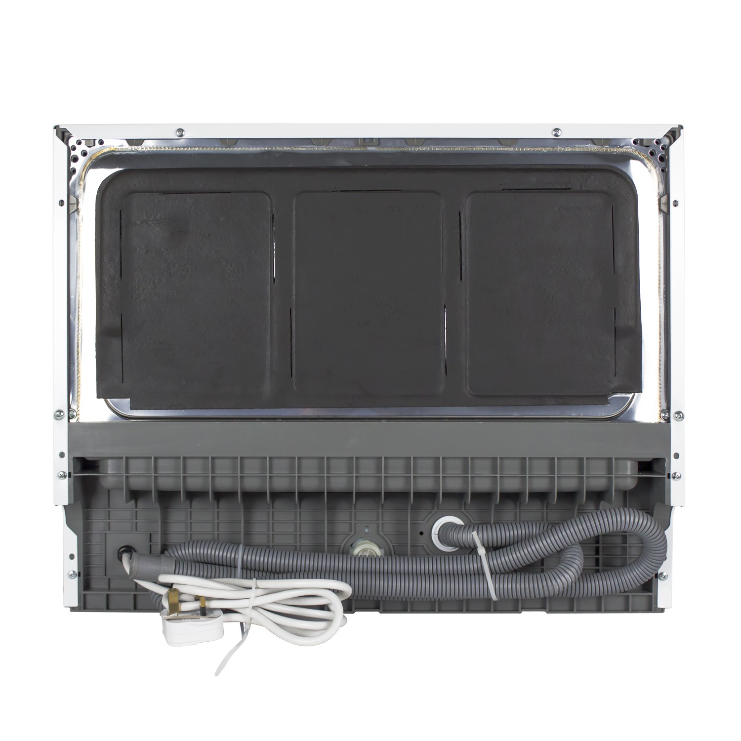 electriQ 6 Place Settings Table Top Integrated Dishwasher White