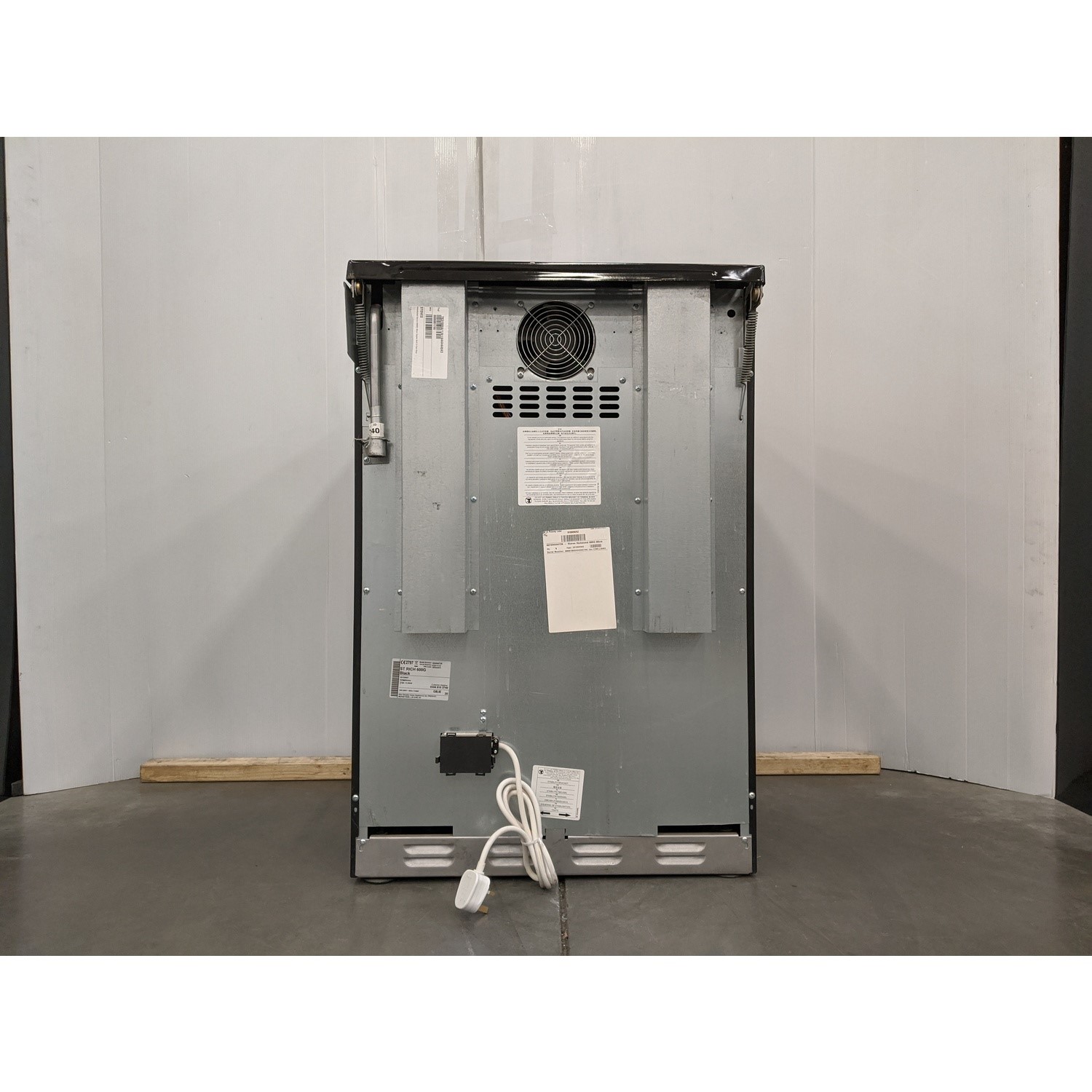 Refurbished Stoves Richmond 600G 60cm Double Oven Gas Cooker Black