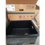 GRADE A2 - Reginox Multa Single Bowl Black Granite Kitchen Sink