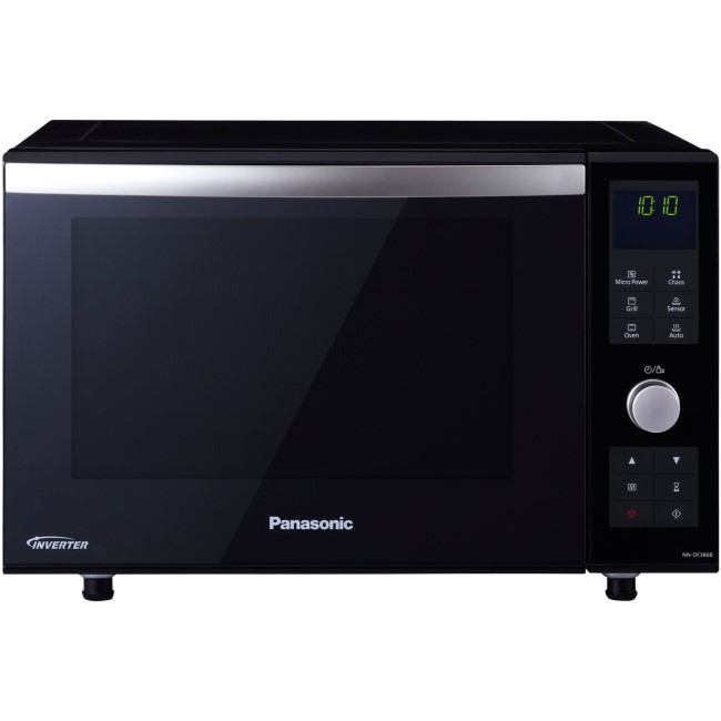 Panasonic 1000W 23L Combination Flatbed Microwave with Grill Black NN