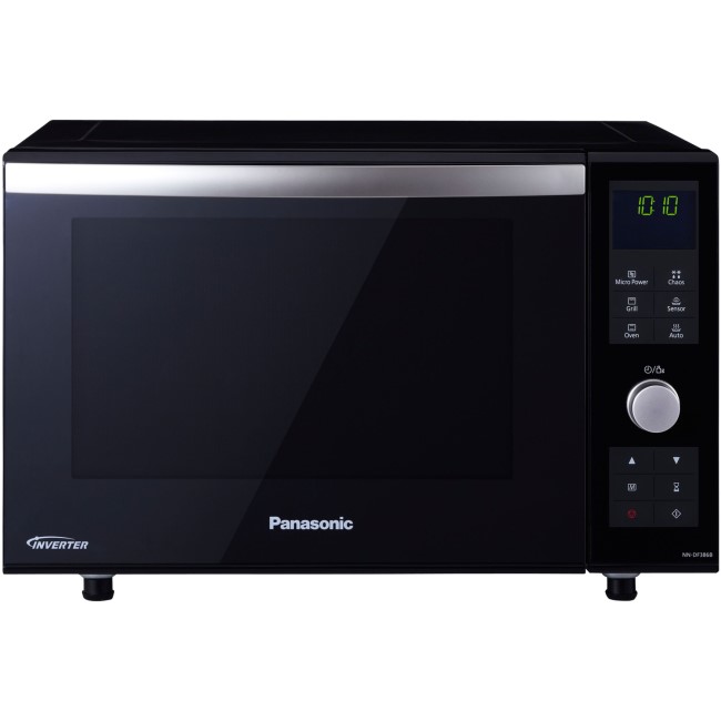 Refurbished Panasonic NN-DF386BBPQ 23L 1000W Combination Freestanding Microwave Oven Black