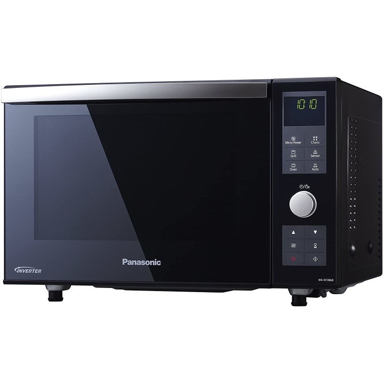 Panasonic 1000W 23L Combination Flatbed Microwave with Grill - Black