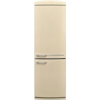 Zanussi 331 Litre 60/40 Retro Freestanding Fridge Freezer With MultiFlow  - Cream
