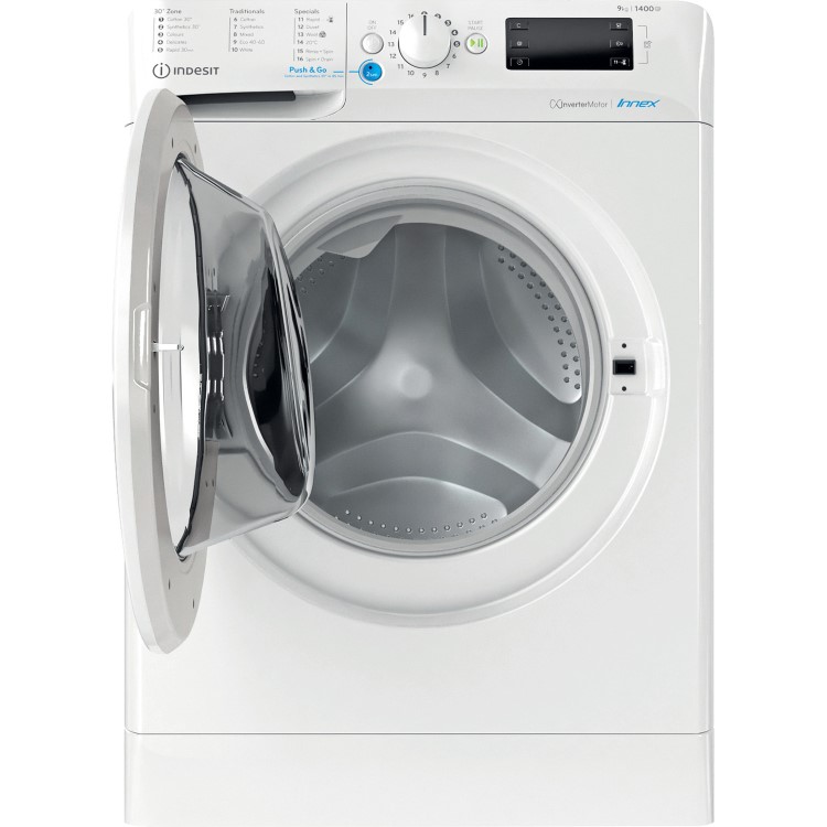 Refurbished Indesit Innex BWE91485XWUKN Freestanding 9KG 1400 Spin Washing Machine White