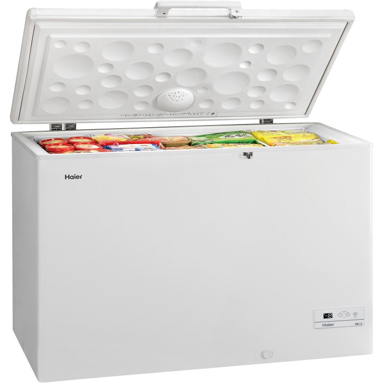 Refurbished Haier HCE429F Freestanding 429 Litre Chest Freezer White