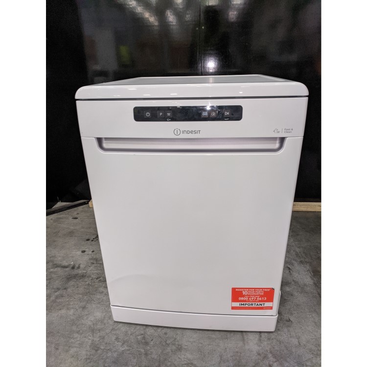Refurbished Indesit DFO3T133FUK 14 Place Freestanding Dishwasher White