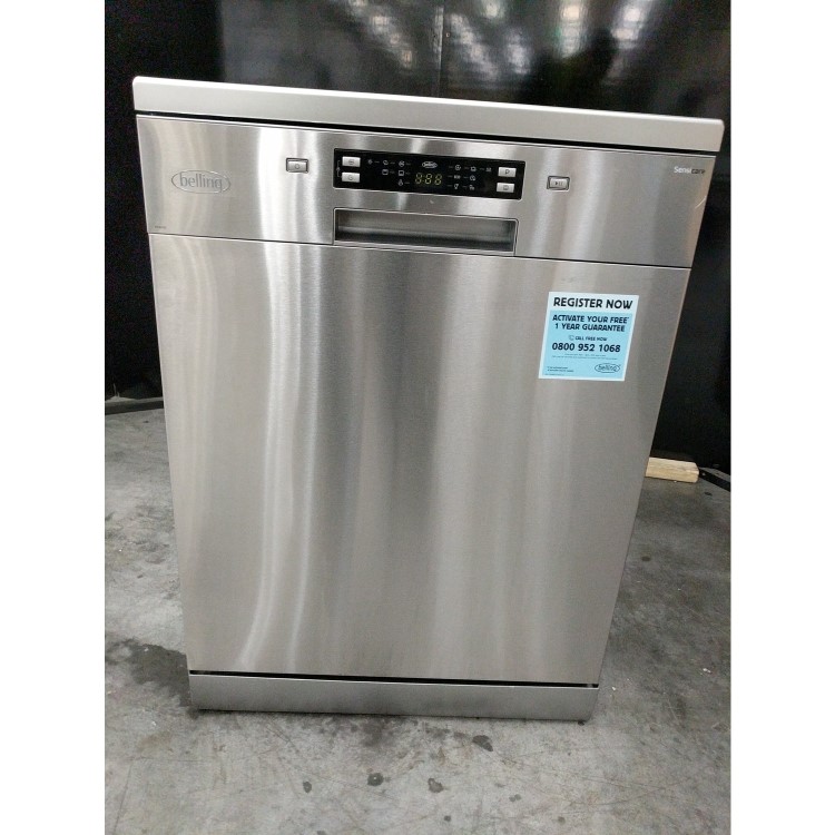 Refurbished Belling FDW150 15 Place Freestanding Dishwasher Stainless Steel