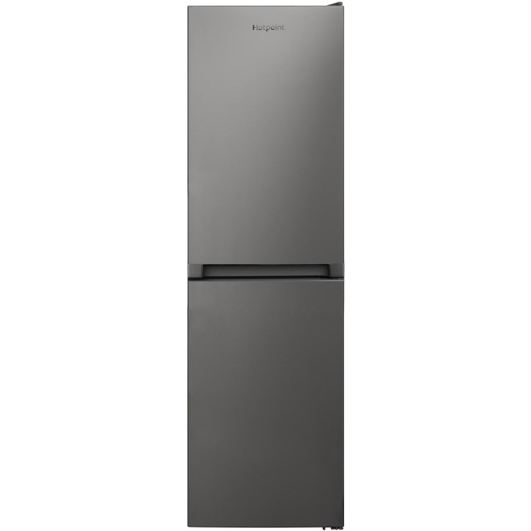 GRADE A3 - Hotpoint HBNF55181S 245 Litre Freestanding Fridge Freezer 50/50 Split Frost Free 55cm Wide - Silver