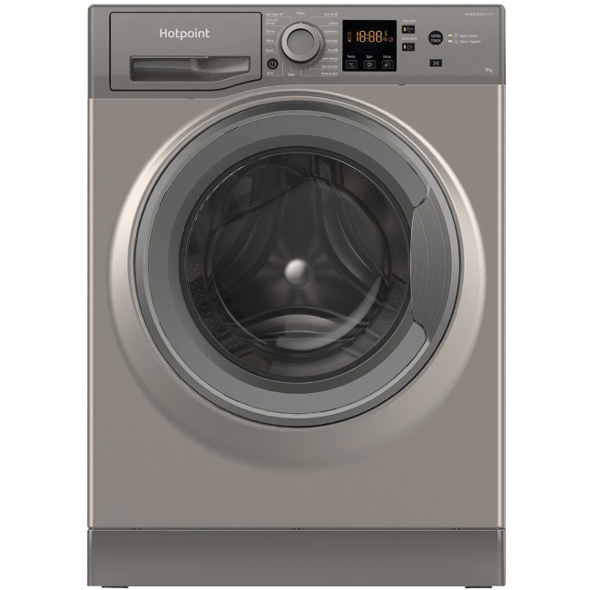 Hotpoint 9kg 1400rpm Freestanding Washing Machine - Graphite