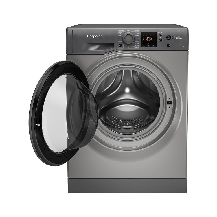 Hotpoint NSWM943CGGUKN 9kg 1400rpm Freestanding Washing Machine - Graphite