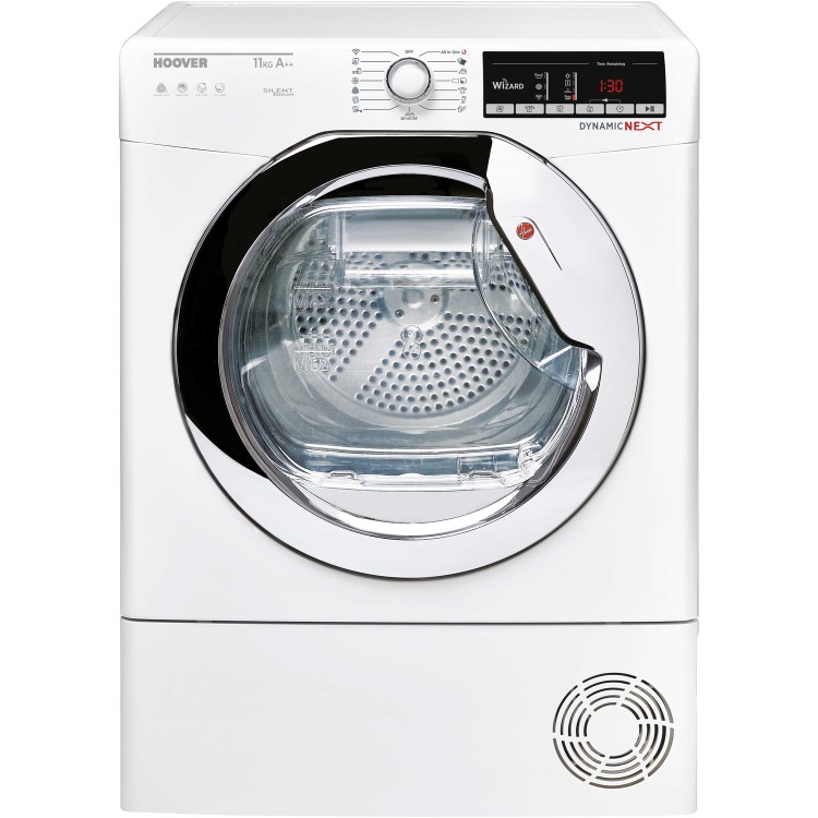 GRADE A3 - Hoover DXOH11A2TCEXM-80 11kg Freestanding Heat Pump Tumble Dryer - White