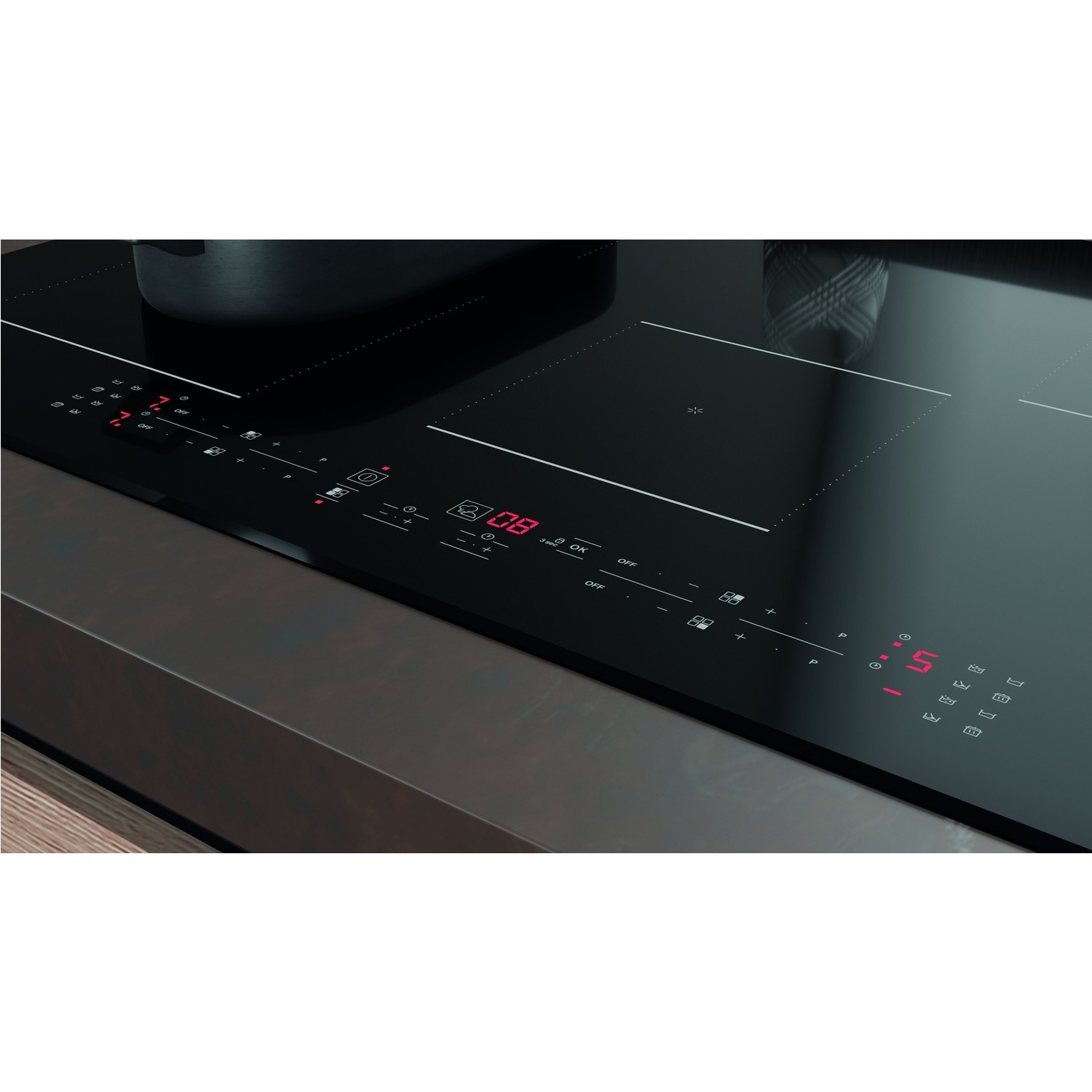 Hotpoint 77cm Electric Induction Hob TB3977BBF - Black - View #10