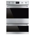 A2/DOSP6390X Refurbished Smeg DOSP6390X 60cm Double Built In Electric Oven Stainless Steel