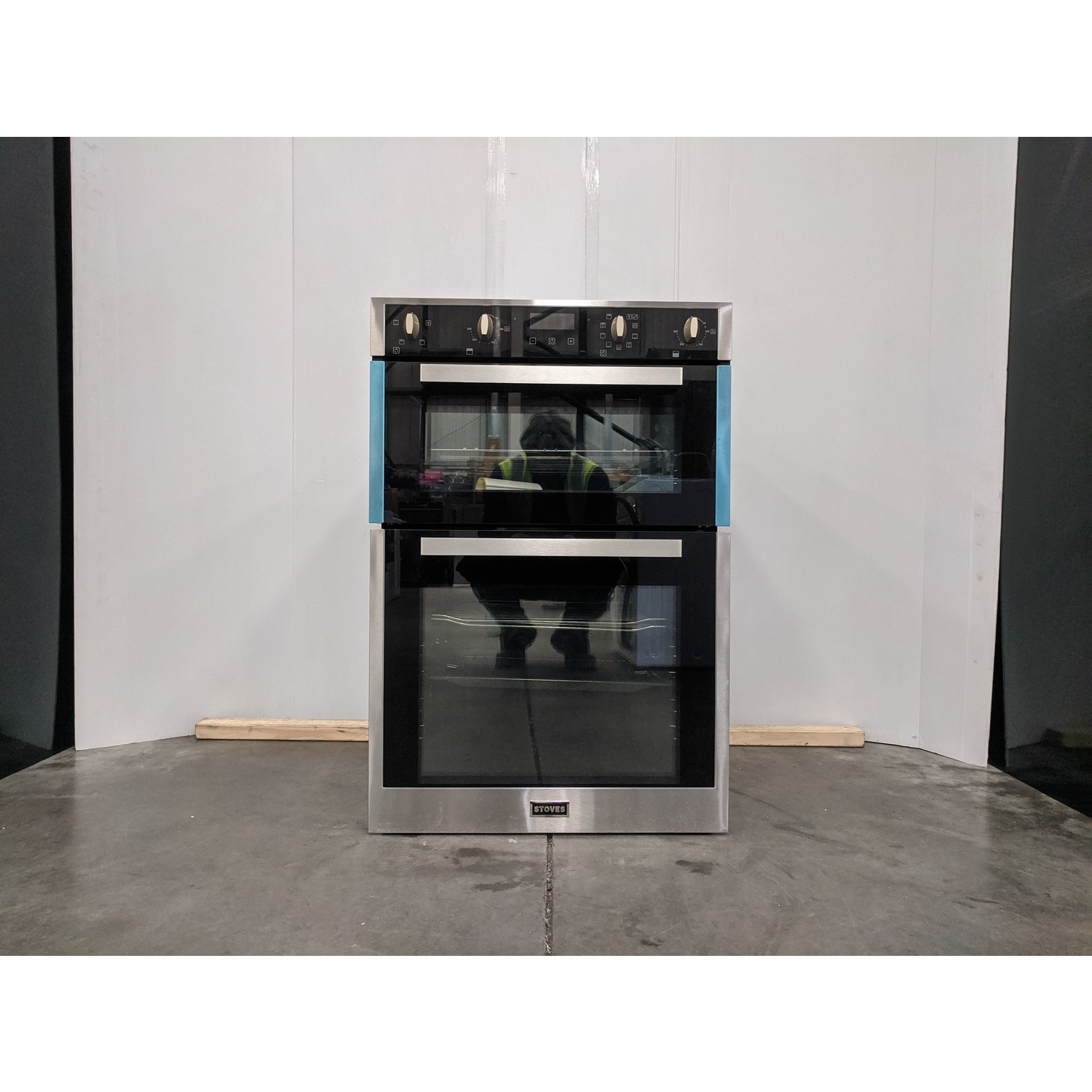 Refurbished Stoves BI902MFCT 60cm Double Built In Electric Oven Stainless Steel 78390792 1 78343869 1 A1 444410216 Appliances Direct