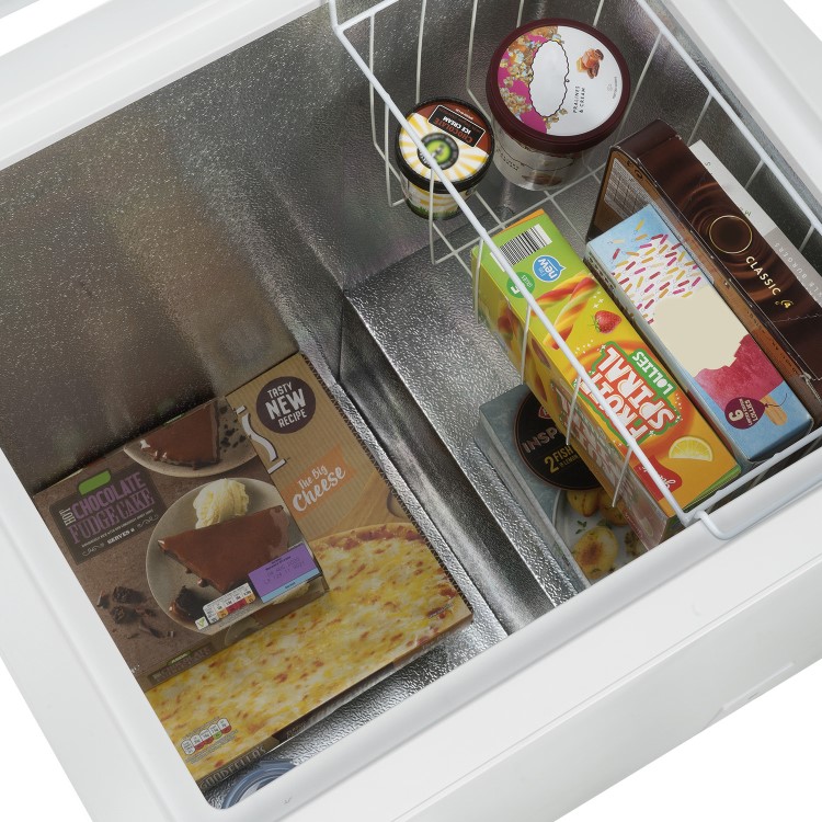 Refurbished electriQ EIQCHEST99LED Freestanding 99 Litre Chest Freezer