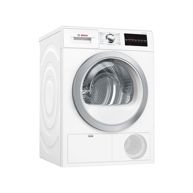 Refurbished Bosch Serie 6 WTG86402GB Freestanding Condenser 8KG Tumble Dryer White