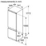 Bosch Series 4 270 Litre 70/30 Integrated Fridge Freezer