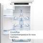 Refurbished Bosch Serie 4 KIV87VSE0G Integrated 270 Litre 70/30 Low Frost Fridge Freezer White