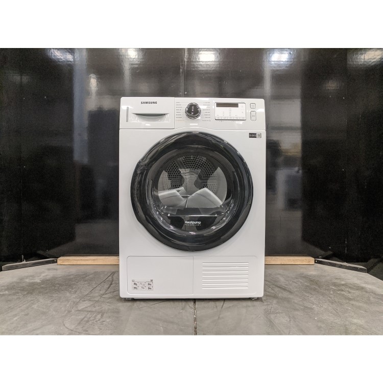 Refurbished Samsung DV90TA040AH/EU Freestanding Heat Pump 9KG Tumble Dryer White