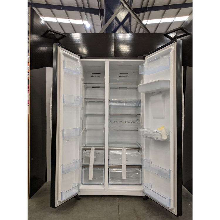 Refurbished Hisense RS741N4WB11 Freestanding 562 Litre American Fridge Freezer