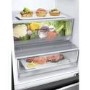 Refurbished LG Nature Fresh GBB61DSJEN Freestanding 341 Litre 60/40 Frost Free Fridge Freezer Graphite