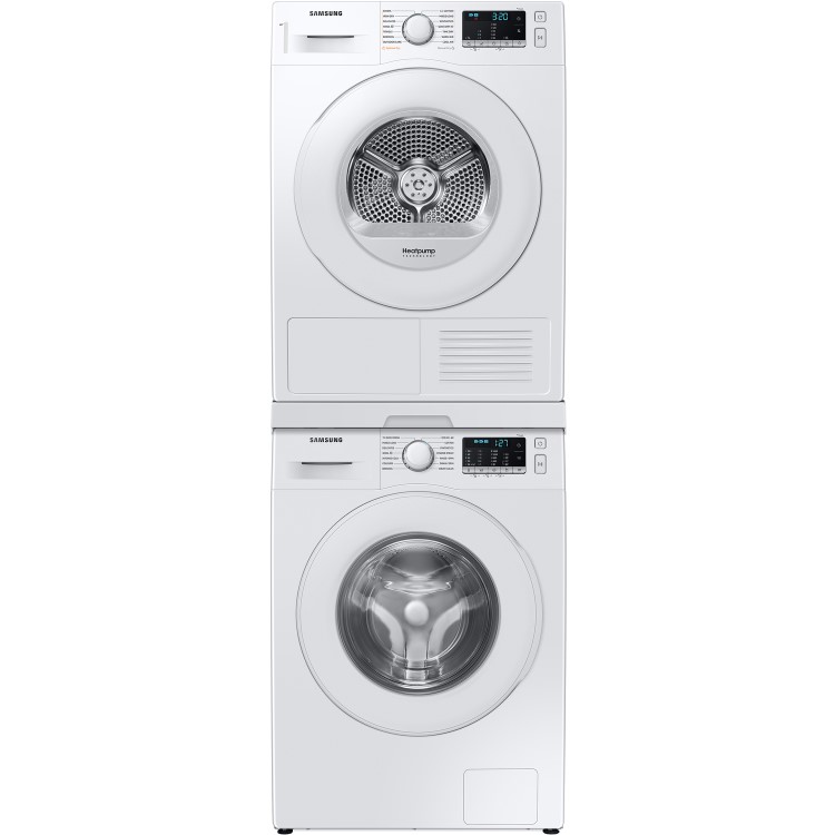 Refurbished Samsung DV80TA020TE/EU Freestanding Heat Pump 8KG Tumble Dryer White