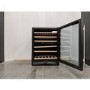 Refurbished electriQ EQWINE60BLFDZ 51 Bottle Capacity Full Range Dual Zone Wine Cooler Black