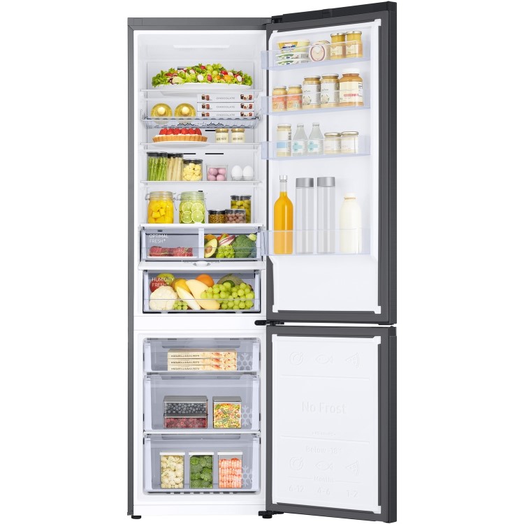 GRADE A3 - Samsung RB38T605DB1/EU Frost Free Freestanding Fridge Freezer With Optimal FreshPlus - Black