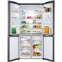 GRADE A2 - Haier HTF-610DSN7 Freestanding Cube Fridge Freezer - Graphite