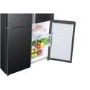 GRADE A2 - Haier HTF-610DSN7 Freestanding Cube Fridge Freezer - Graphite