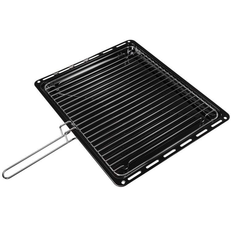 Refurbished electriQ EQEC60W1 60cm Single Oven Electric Cooker with Sealed Plate Hob White