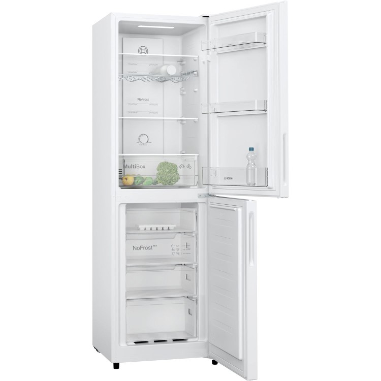 Refurbished Bosch Serie 2 KGN27NWFAG Freestanding 255 Litre 50/50 Frost Free Fridge Freezer White