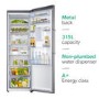 Samsung 380 Litre Freestanding Fridge With Power Cool - Metal Graphite 