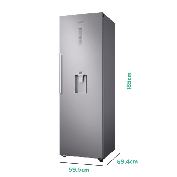 Samsung 380 Litre Freestanding Fridge With Power Cool - Metal Graphite 