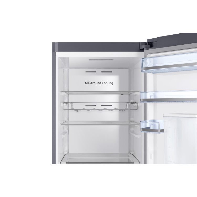 Samsung 380 Litre Freestanding Fridge With Power Cool - Metal Graphite 