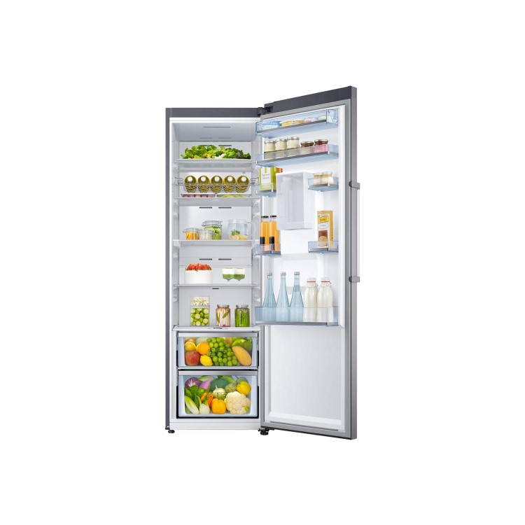 Samsung 380 Litre Freestanding Fridge With Power Cool - Metal Graphite 