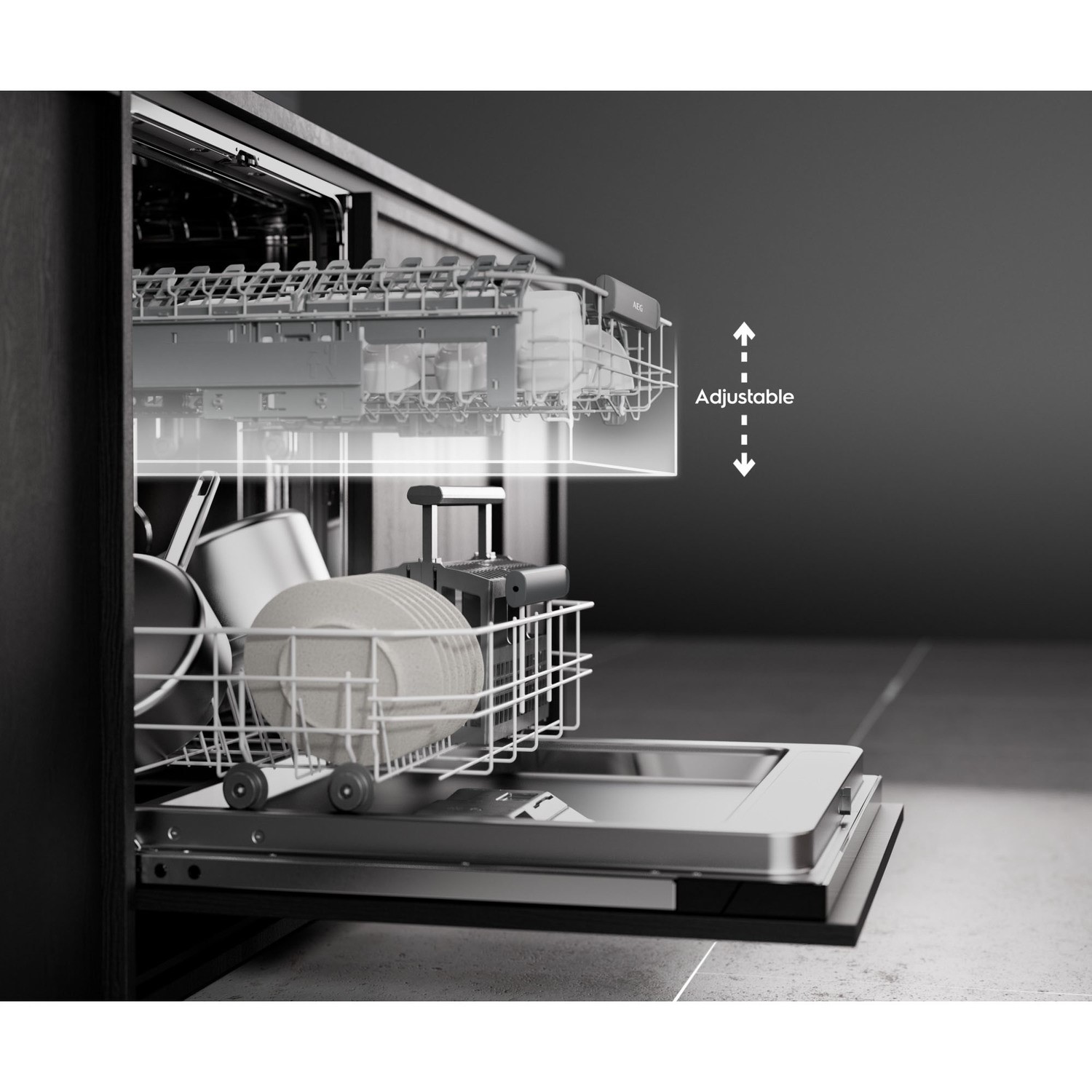 AEG 13 Place Settings Fully Integrated Dishwasher FSB42607Z