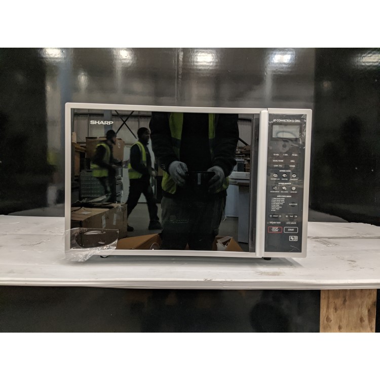 Refurbished Sharp R959SLMAA 40L 1400W Digital Combination Microwave Oven Silver & Black