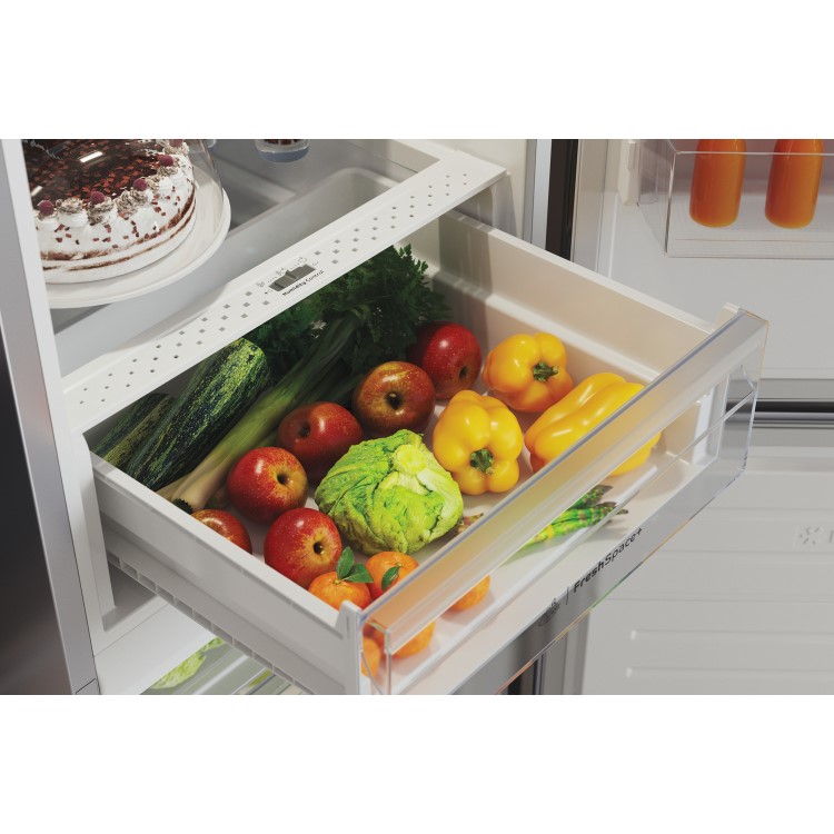 Indesit 322 Litre 50/50 Freestanding Total No Frost Fridge Freezer - Silver