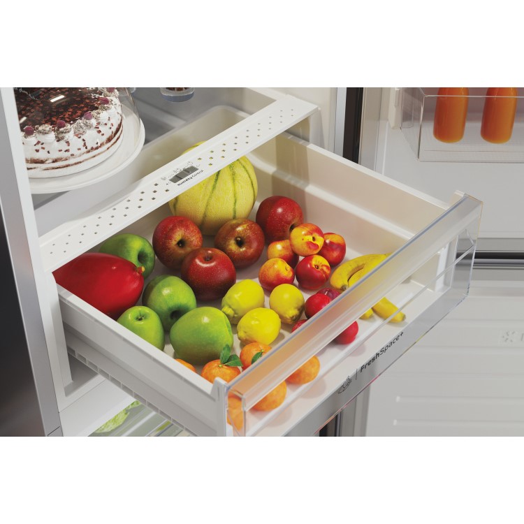 Indesit 322 Litre 50/50 Freestanding Total No Frost Fridge Freezer - Silver