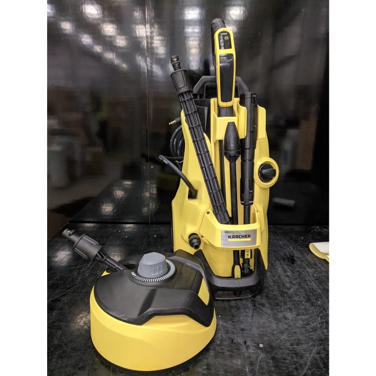 Refurbished Karcher K4 Power Control Home Pressure Washer with Patio Cleaner and Stone Detergent