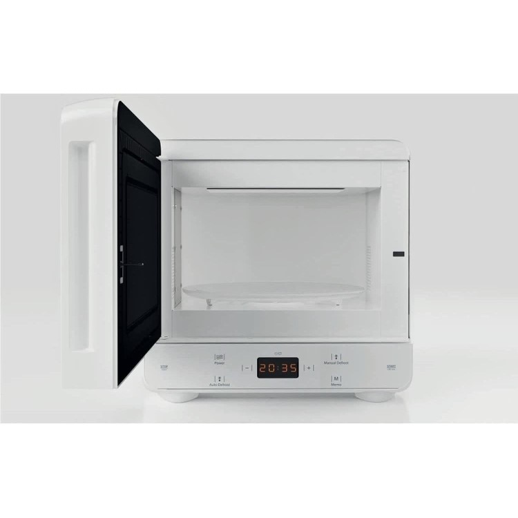 Refurbished Hotpoint Xtraspace Curve MWHC1331FW 13L 700W Digital Solo Microwave White