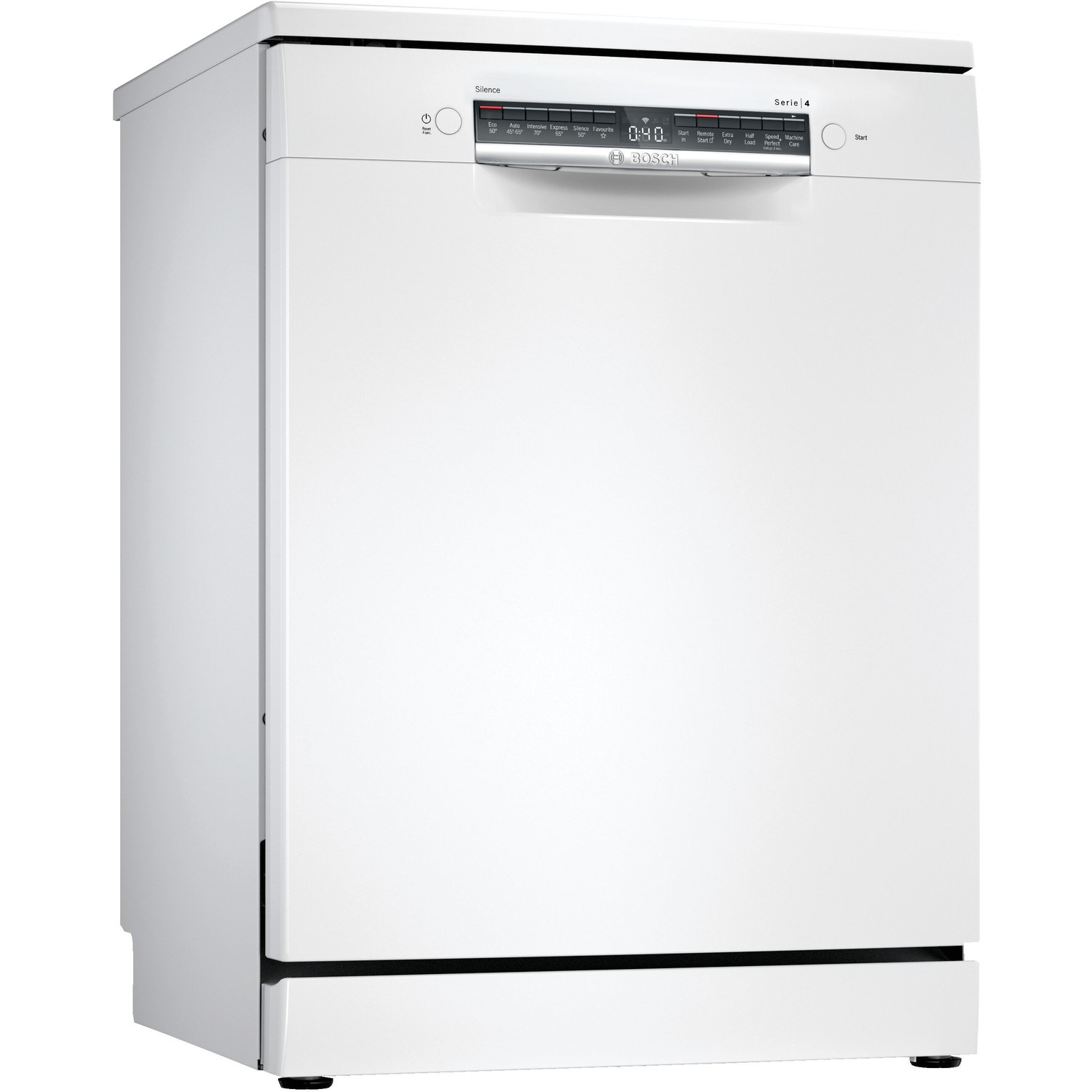 Bosch Series 4 14 Place Settings Freestanding Dishwasher White