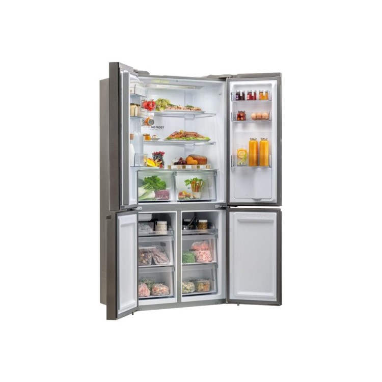 Refurbished Haier HTF-520IP7 Freestanding 525 Litre Frost Free Fridge Freezer with Ice Dispenser
