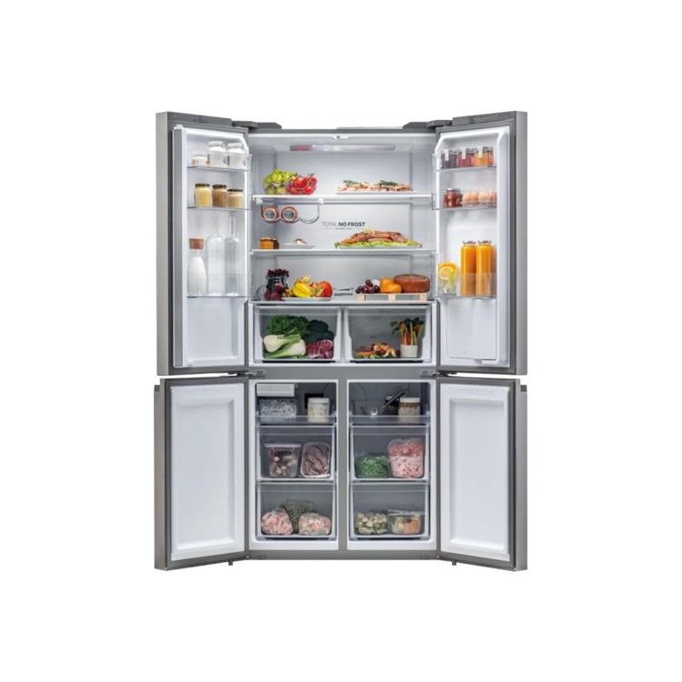 Refurbished Haier HTF-520IP7 Freestanding 525 Litre Frost Free Fridge Freezer with Ice Dispenser