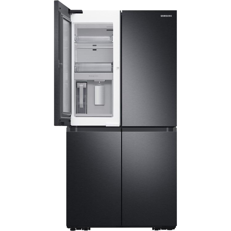 Refurbished Samsung RF65A967FB1 Freestanding 647 Litre Four Door American Fridge Freezer Black