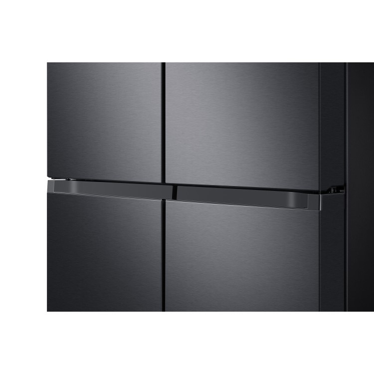 Refurbished Samsung RF65A967FB1 Freestanding 647 Litre Four Door American Fridge Freezer Black