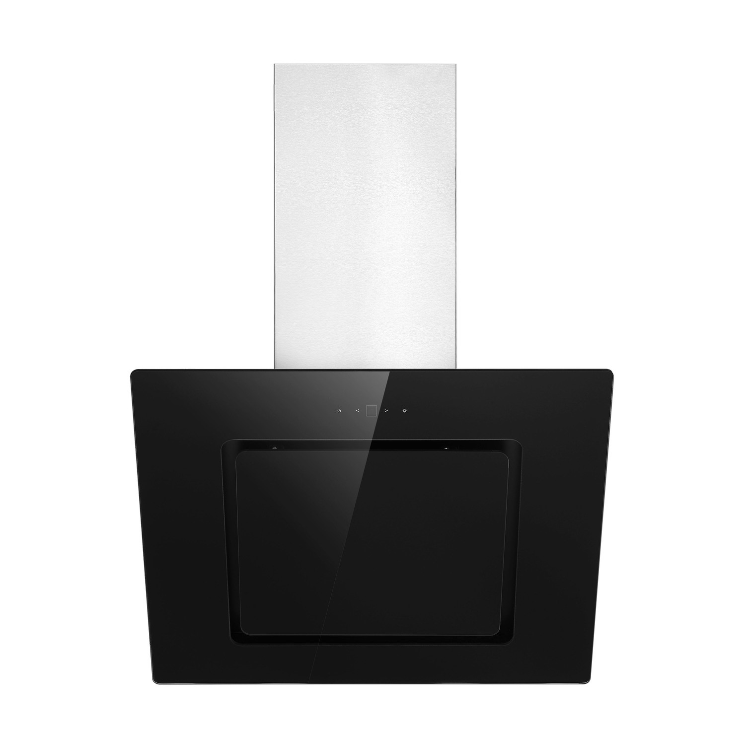 SIA 70cm Black Touch Control Angled Curved Glass Cooker